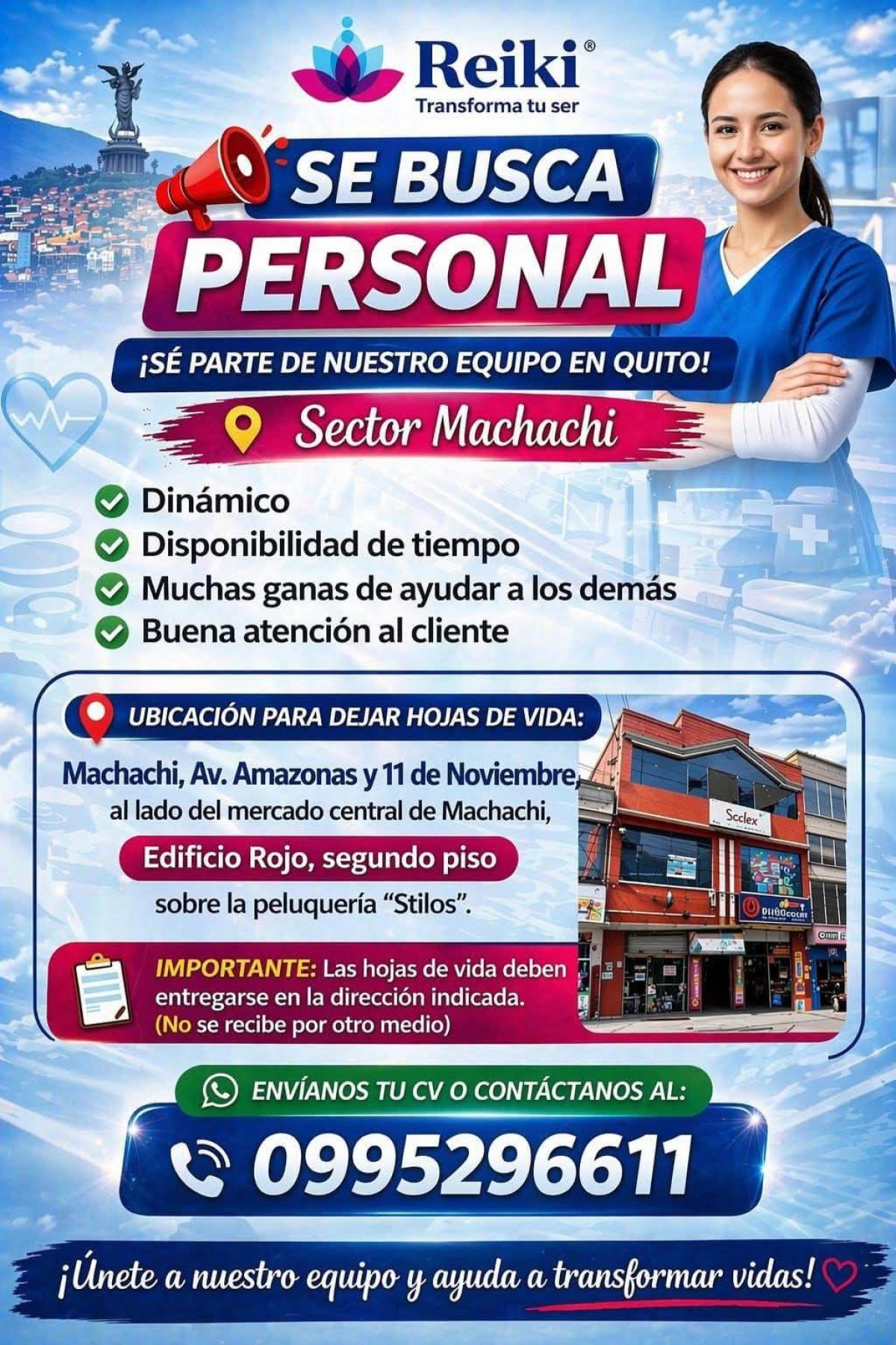 ¡se busca personal! ¡sé parte de nuestro equipo en quito! en Pichincha
