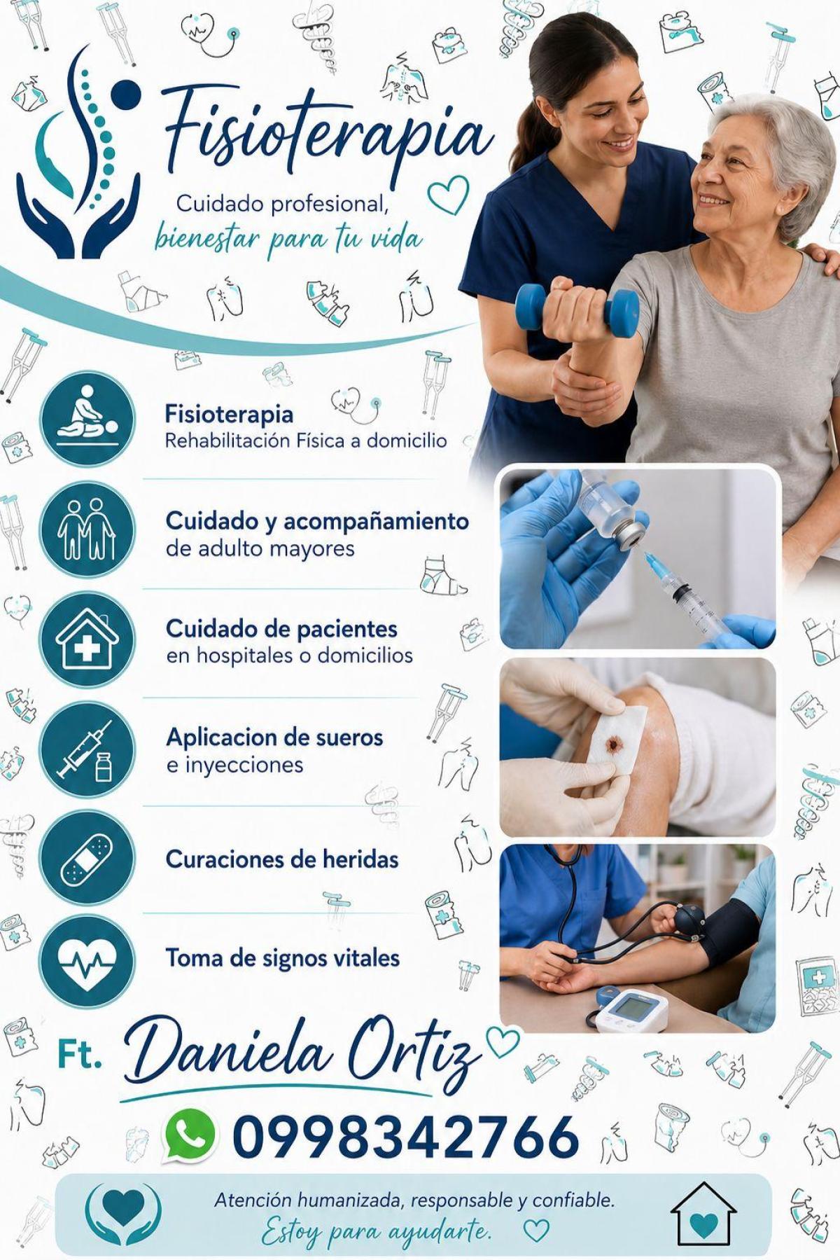 🩺 fisioterapia cuidado profesional, bienestar para tu vida ❤️ en Pichincha